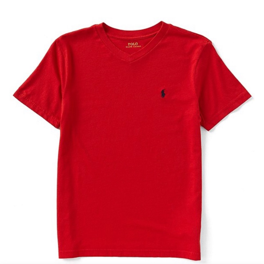 Boys Polo Ralph Lauren V-neck Tee (14-16)